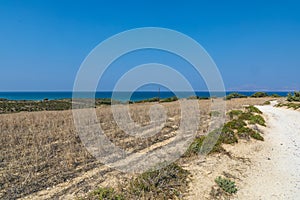 Dry Greek Barren Lands Landscape
