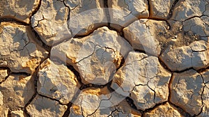 Dry Ground Textures in the Namib Desert. photo