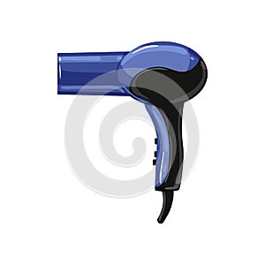 dry hair dryer cartoon vector illustration