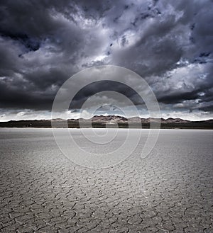 Dry lake bed