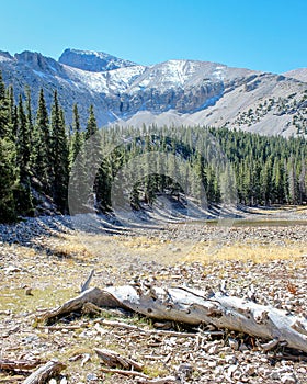 Dry lake in a drought year