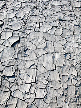 Dry land with cracks