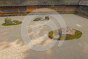 Dry landscape garden