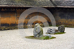 Dry landscape garden