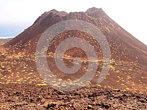 Dry landscape of Sao Vicente, one of the Cape Verde islands