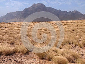 Dry landscape of Sao Vicente, one of the Cape Verde islands