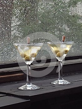 Dry Martinis after rain