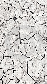 Dry mud cracked ground texture. Drought season background