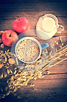 Dry muesli mix - vintage style
