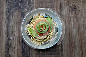 Dry Noodles With Sesame Sauce 