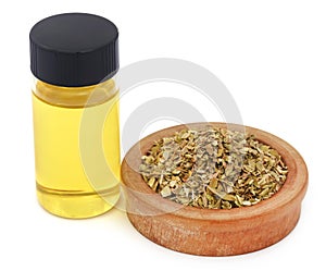 Dry oregano with essential oil