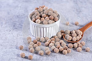 Dry raw brown tapioca pearls