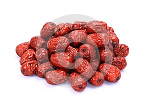 Dry red jujubes