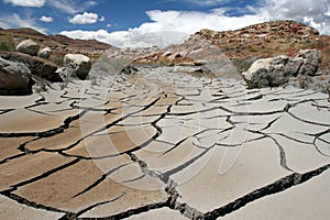 Dry river.