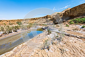 Dry river bed, drought, lack of water