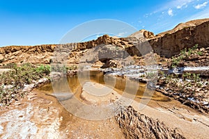 Dry river bed, drought, lack of water