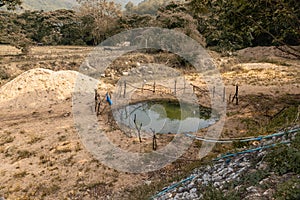 Dry river bed in northern Thailand