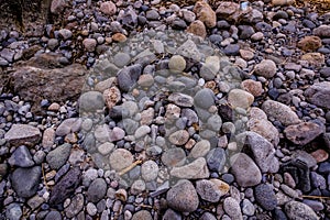 Dry river stone