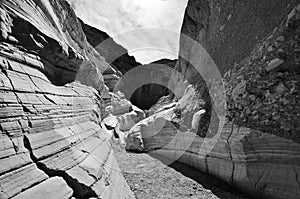 Dry riverbed in Death Valley