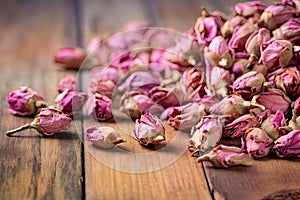 Dry Rose Buds, Roses Petals for Pink Flower Tea, Dried Persian Rosebuds, Rose Buds Textured Flowers