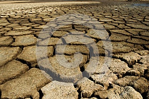 Dry salt field in Ly Nhon, Can gio, vietnam