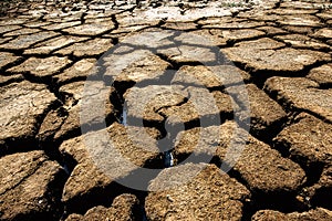 Dry salt field in Ly Nhon, Can gio, vietnam