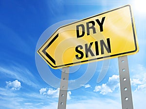 Dry skin sign