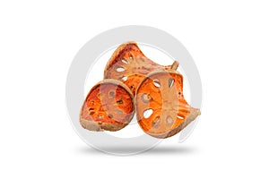 Dry sliced aegle marmelos bael fruit