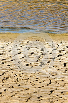 dry soil, Parc Regional de Camargue, Provence, France