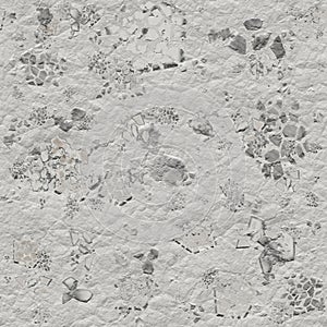 Dry soil surface ground cracks background texture. Grunge rock grey texture background, earth top view background