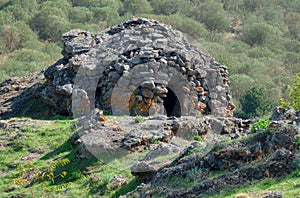 Dry Stone Hut In Etna Park, Sicily photo