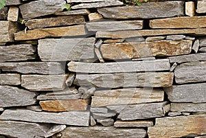 Dry stone wall background