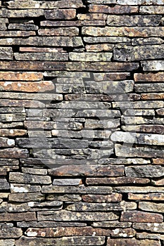 Dry stone wall background