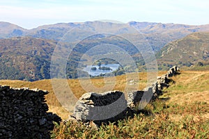 Dry stone wall