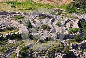 Dry stone wall Stara Baska