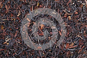 dry tea leaves texture for pattern and background