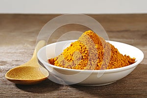 Dry turmeric powder