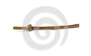 Dry vine tree branches isolated