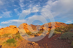 Dry wash in Lake Mead National recreation Area, Nevada