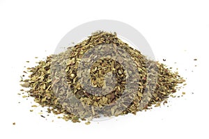 Dry yerba mate leaves, traditional drink of Argent