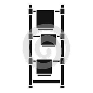 Dryer stand icon, simple style