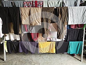 drying cloth indoor