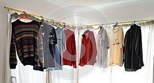 Drying clothes photo