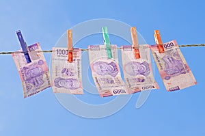 Drying laundered money