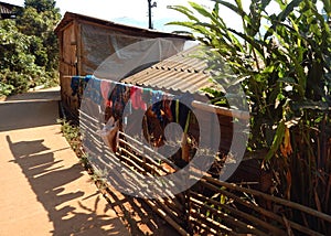 Drying laundry