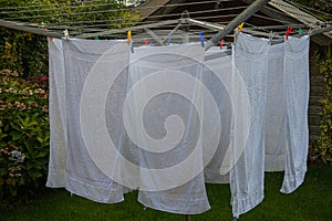 Drying your white laundry towels