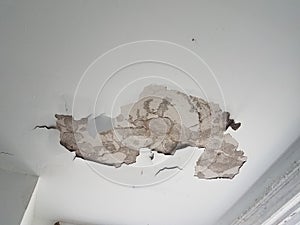 Drywall and ceiling damage