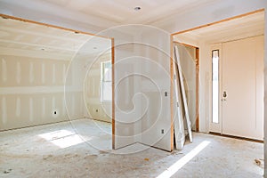 Drywall finish building industry new home construction interior