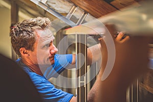 Drywall plaster stud crimpers