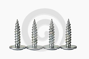 Drywall screws isolated